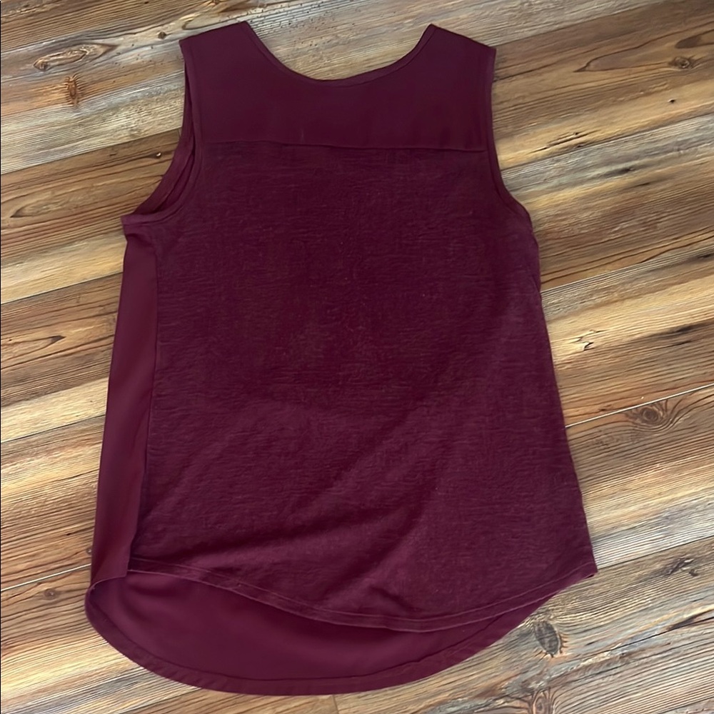 Sanctuary Deep Red Sleeveless Tank Top